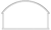 R or C Style Steel Arch Building