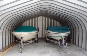 boat storage shed
