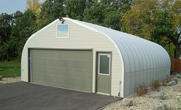 How to Customize Arch Style Steel Garage Buildings