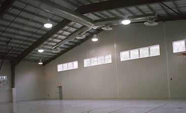 Building a Sports Facility Using a Commercial Metal Building