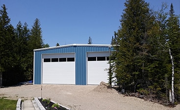 Steel Garage Kit in Ontario