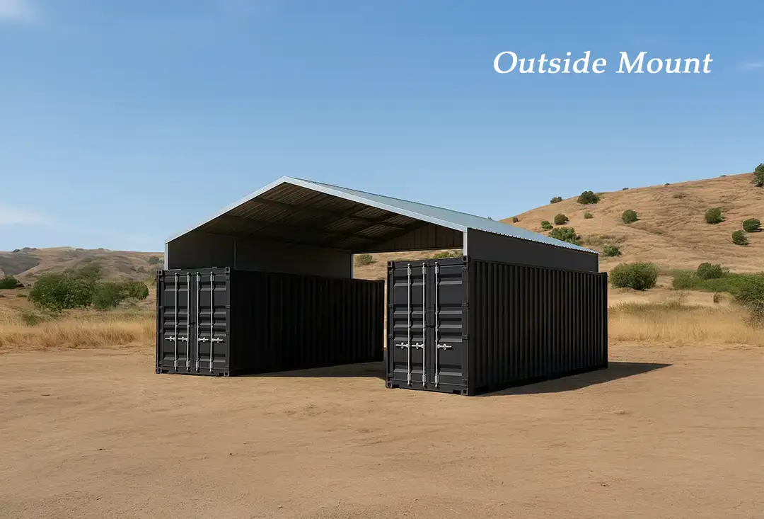 Steel Container Cover Mounting Options